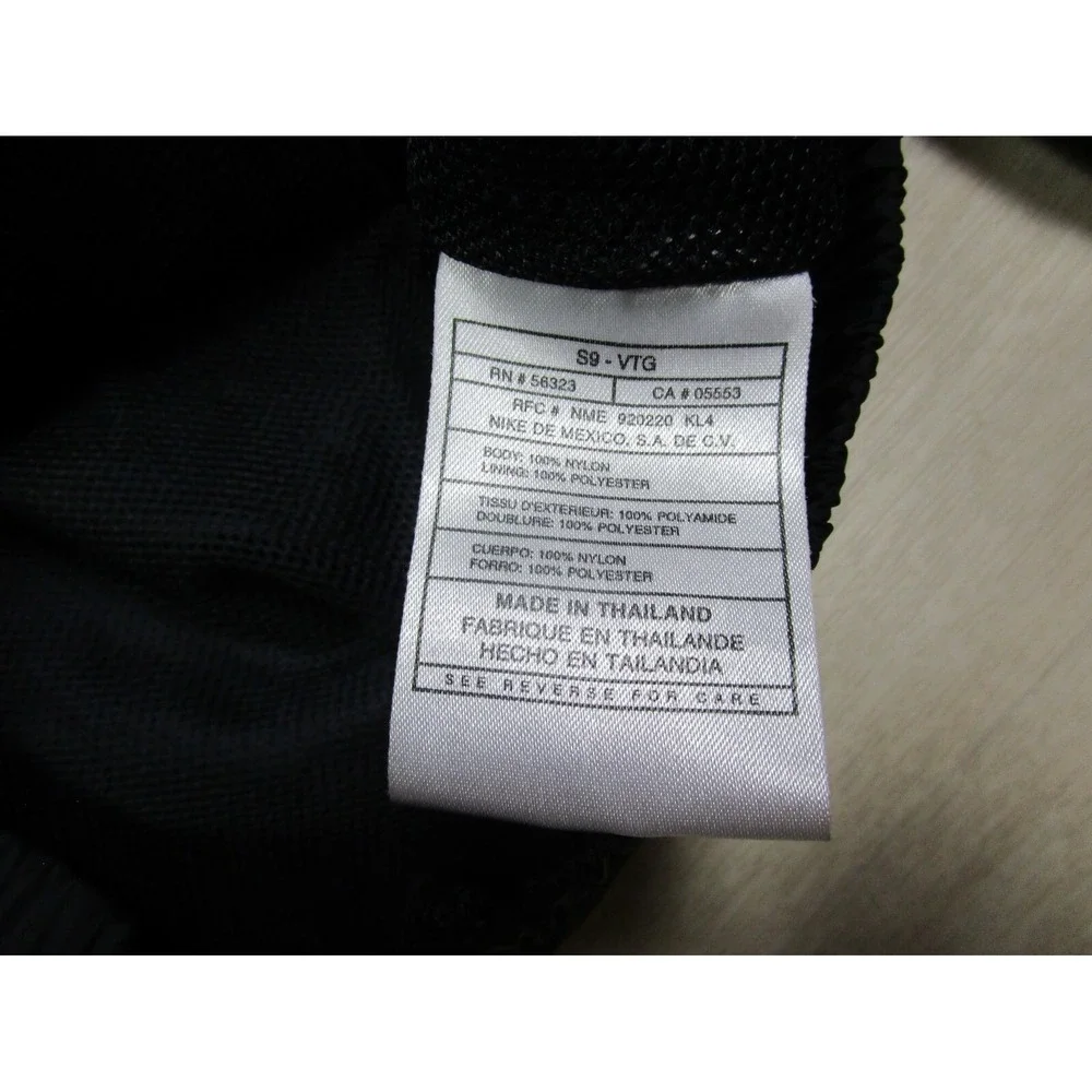 Vintage 90s‎ Nike Tennis Camps Black Windbreaker Jacket (S) Youth Size EUC